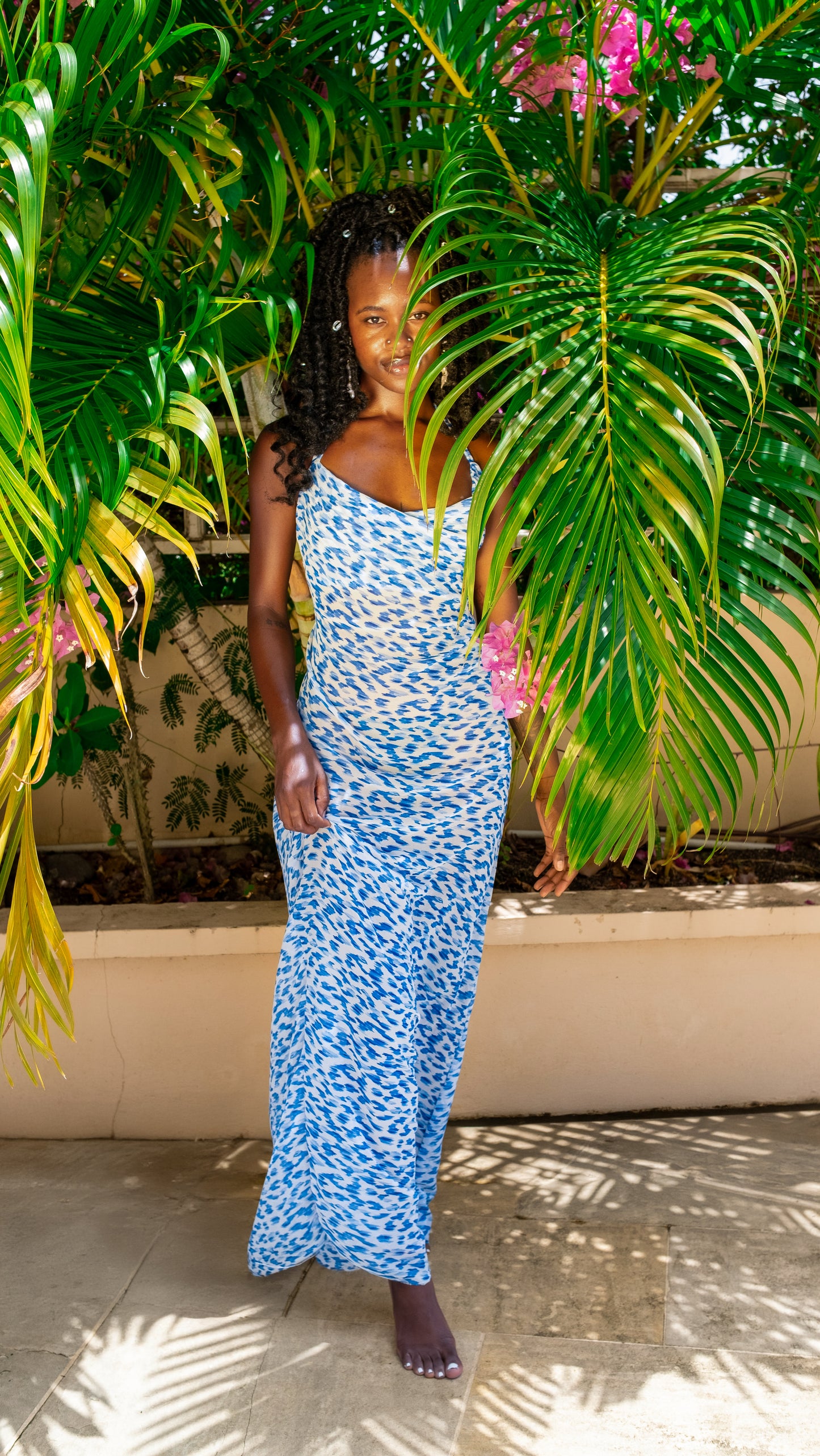 Rita Maxi Dress (Azure)