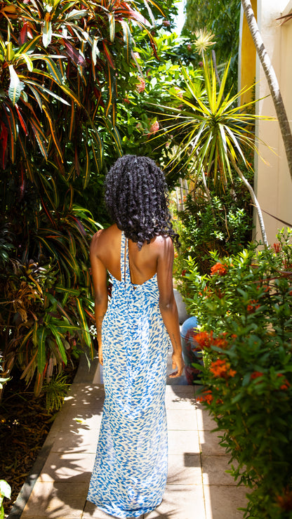 Rita Maxi Dress (Azure)